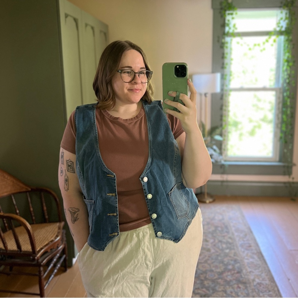 3X New Look Denim Vest